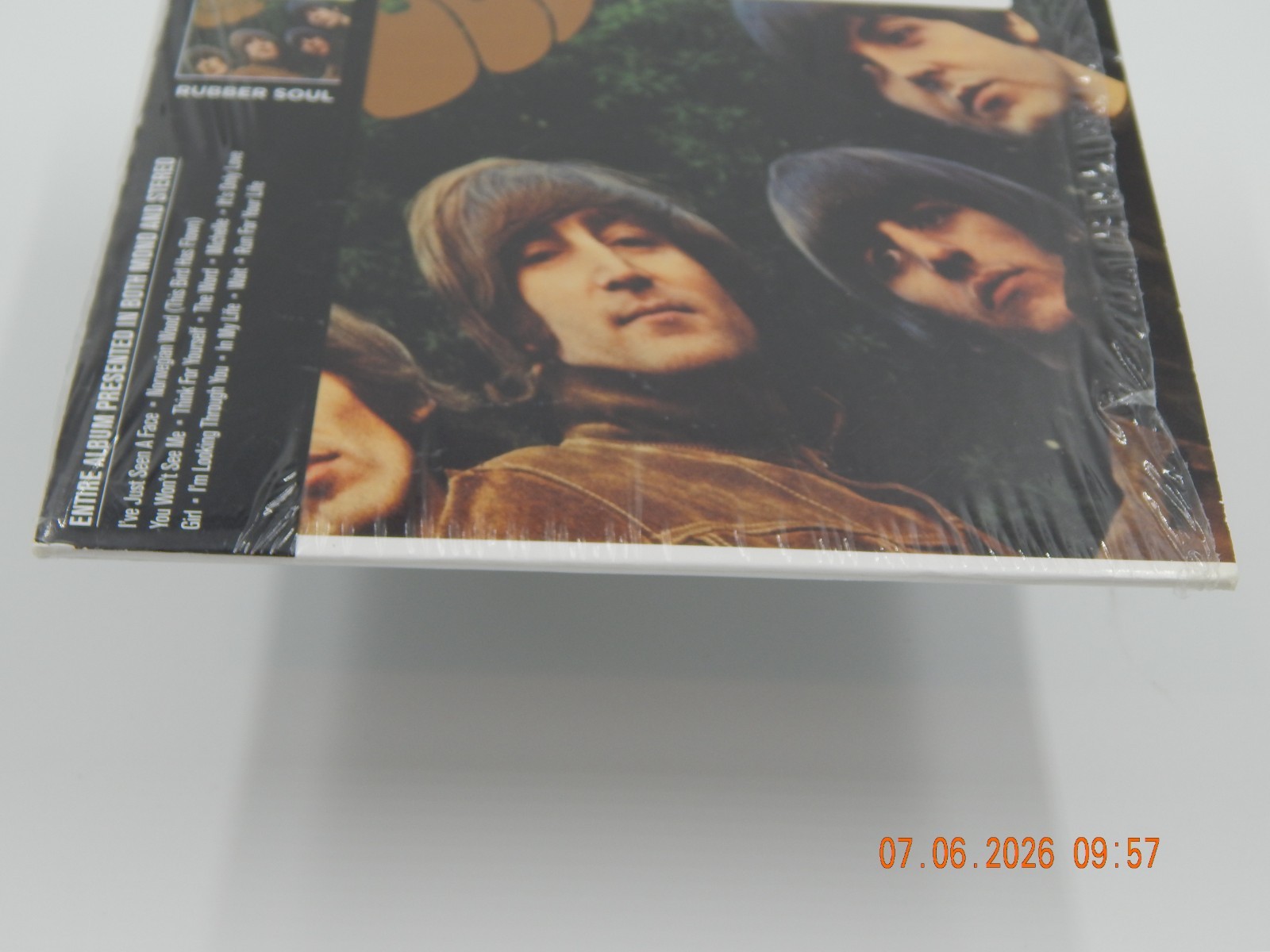 Beatles Rubber Soul CD Stereo Capitol Record ST 2442 BOO19707-02 Shrink Wrap NM