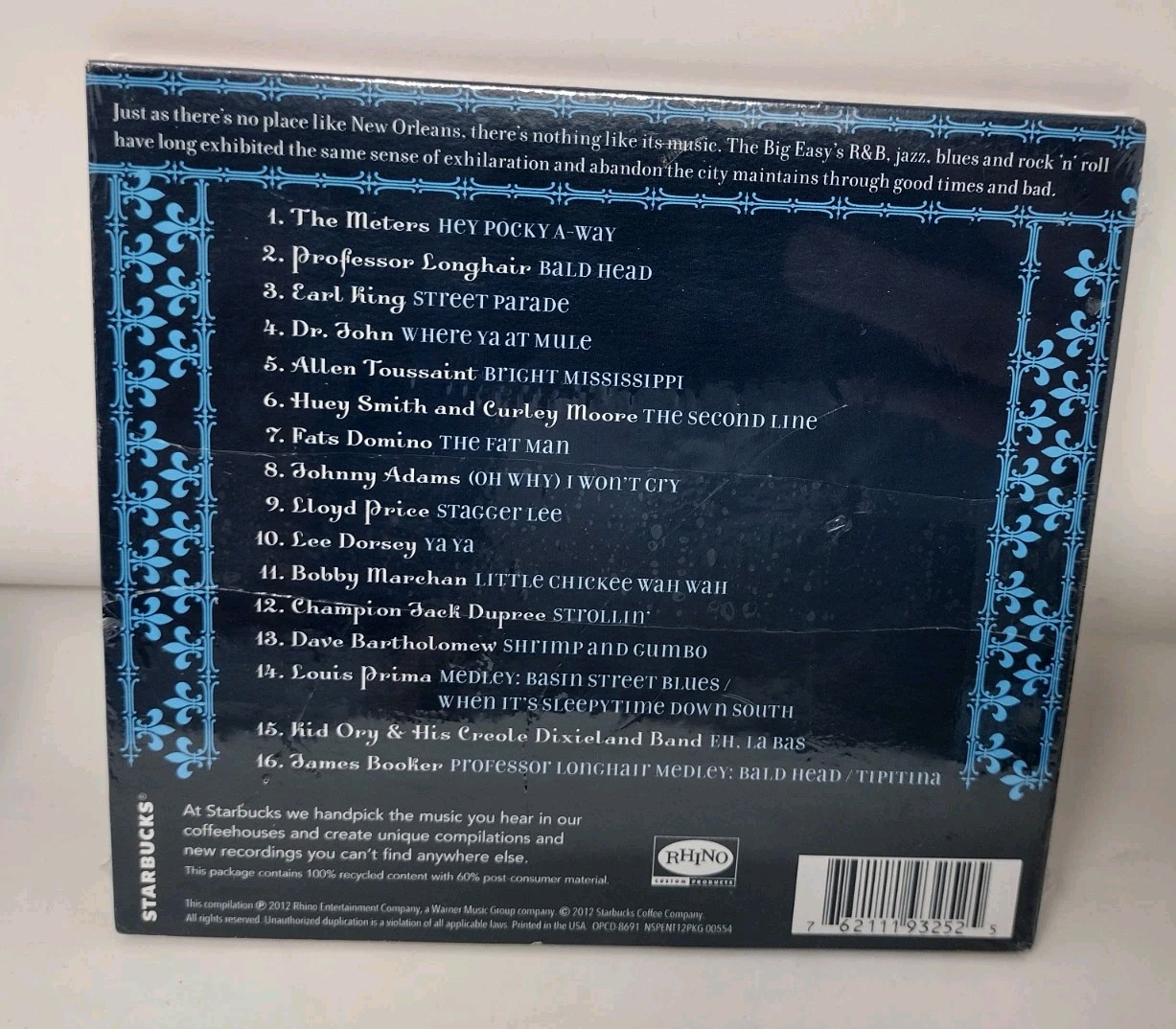 Factory Sealed Back In New Orleans Starbucks Retail CD Various Artists NEW
