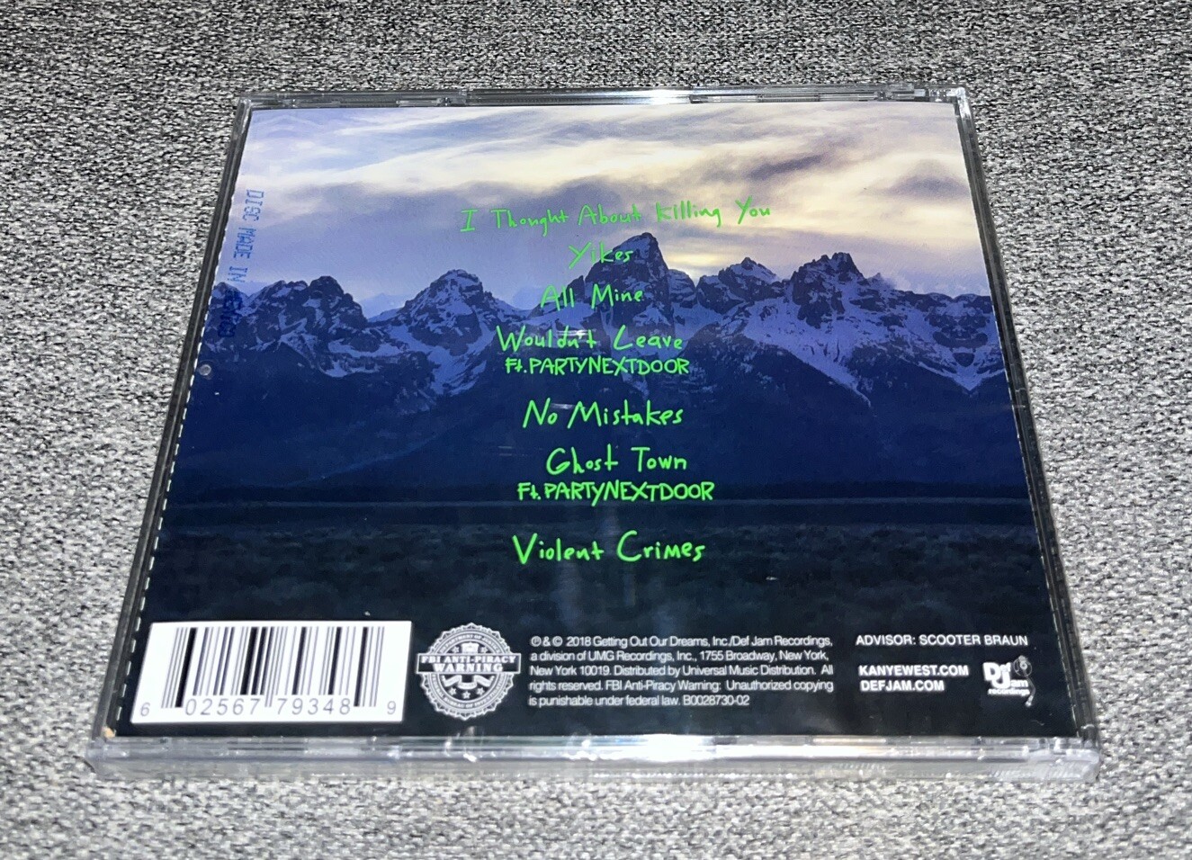 Ye by Kanye West (CD, 2018)