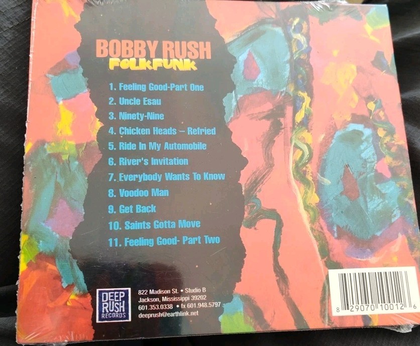 BOBBY RUSH CD "FOLK FUNK" [NEW SEALED] DEEP RUSH DIGIPAK