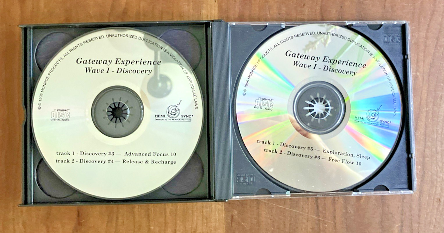 Gateway Experience Wave I Discovery Hemi-Sync Monroe Institute 3 CD Set