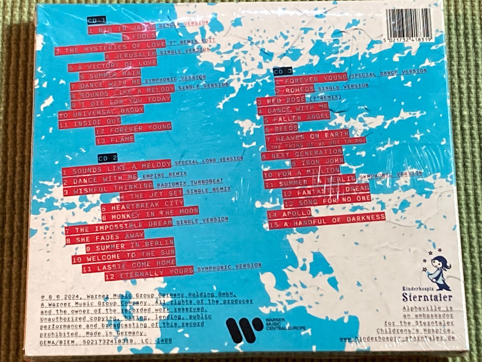 ALPHAVILLE FOREVER BEST OF 40 YEARS 40 TRACK 3 CD SET NEW SEALED!