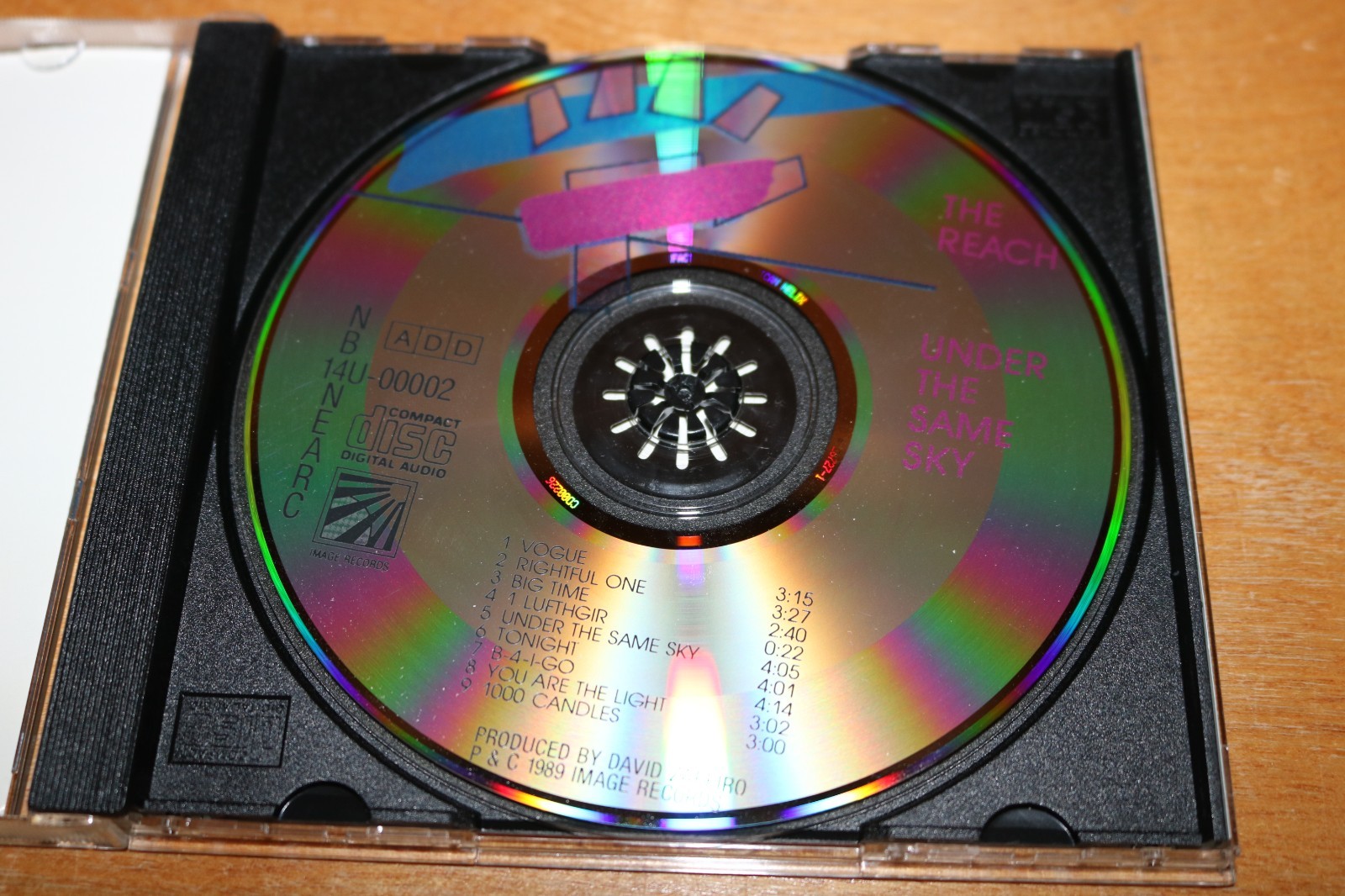 THE REACH Under Same Sky CD CCM Christian AOR Melodic Rock DAVID ZAFFIRO 1989 MR