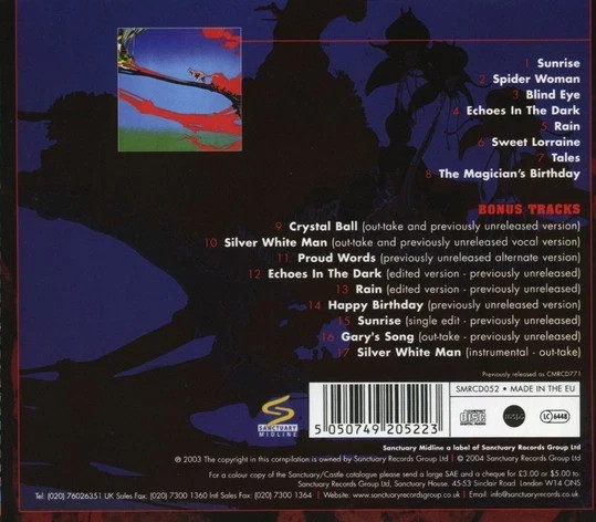 CD Uriah Heep – Magician's Birthday (Remastered, with 9 Extra Tracks) * Like New