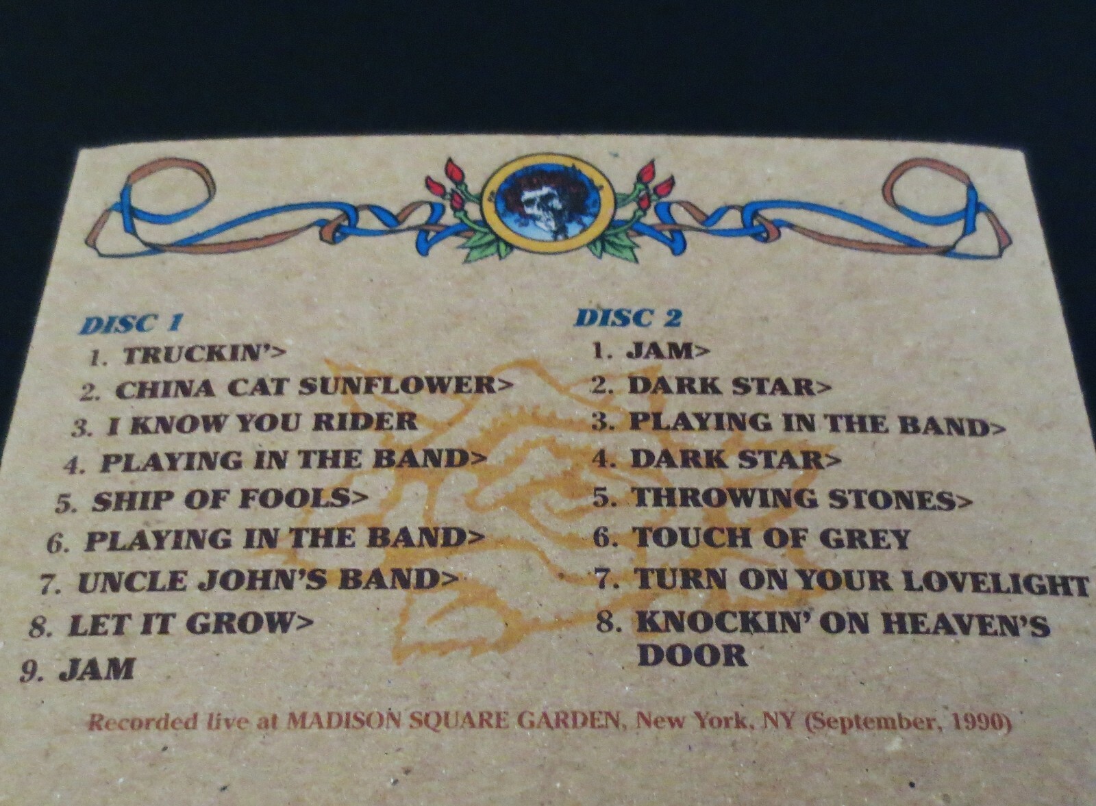 Grateful Dead Road Trips Vol. 2 No. 1 MSG September '90 1990 New York NY 2 CD