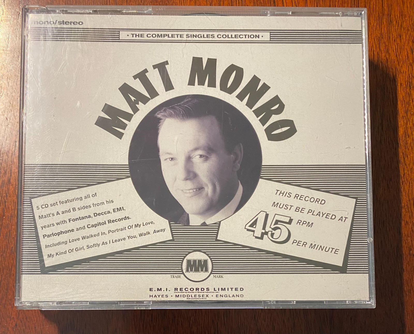 [6 CD's] Matt Monro - Complete Singles Collection & These Years/Late Late Show
