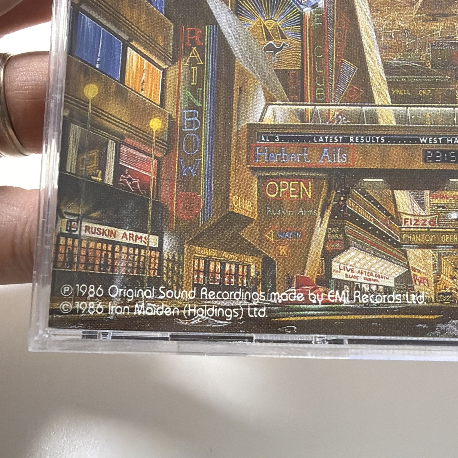 Somewhere in Time Iron Maiden CD Jul-1994 Mint Disc D 101962 Rare No UPC