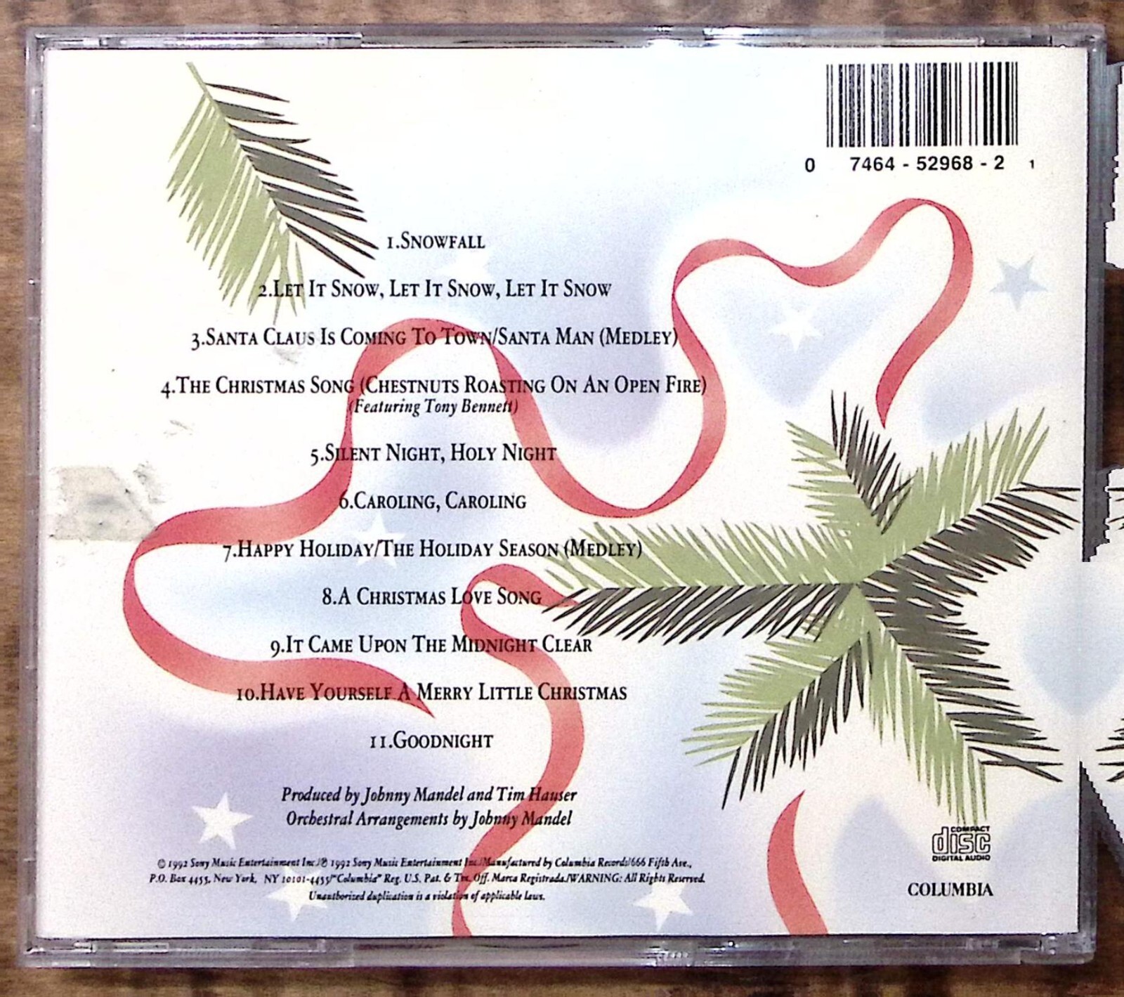 THE MANHATTAN TRANSFER THE CHRISTMAS ALUM COLUMBIA RECORDS EXC CD 2930