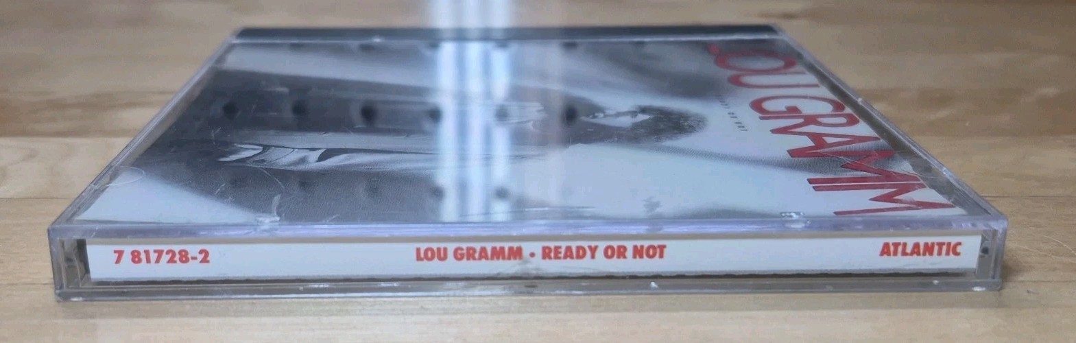 Lou Gramm Ready or Not CD 1987 Atlantic Rock Midnight Blue Pre-Owned VG RareOOP