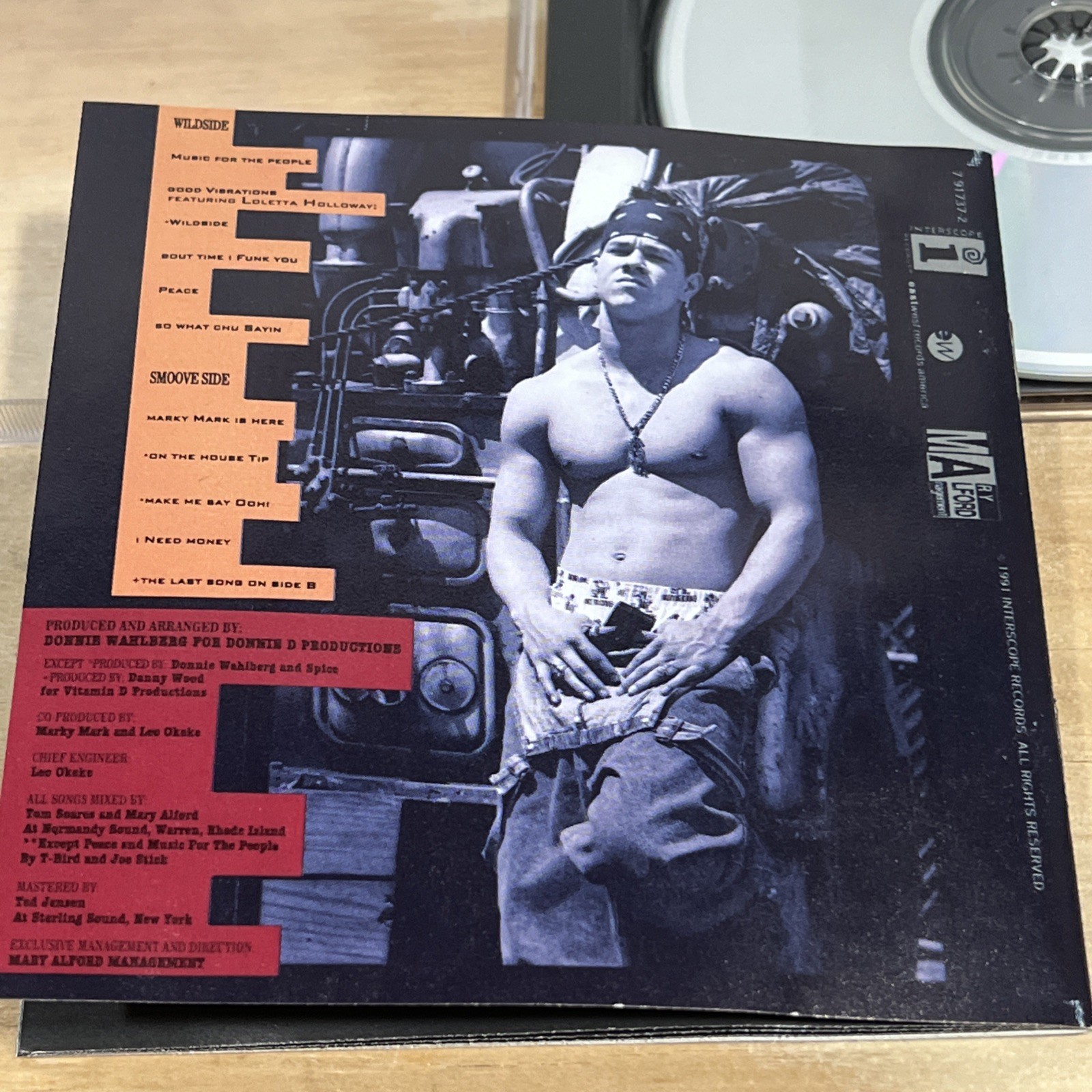 Marky Mark And The Funky Bunch - Music For The People CD Rock Rap Funk Free Ship