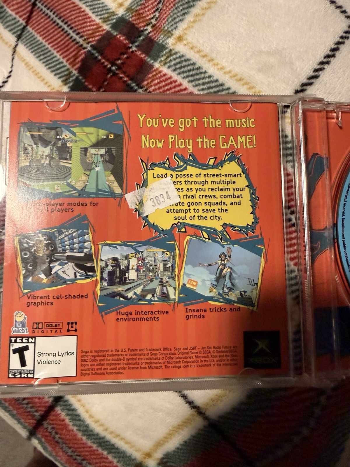 Jet Set Radio Future (JSRF) Sampler Promo CD Sega Xbox 2002 MK52005 Complete