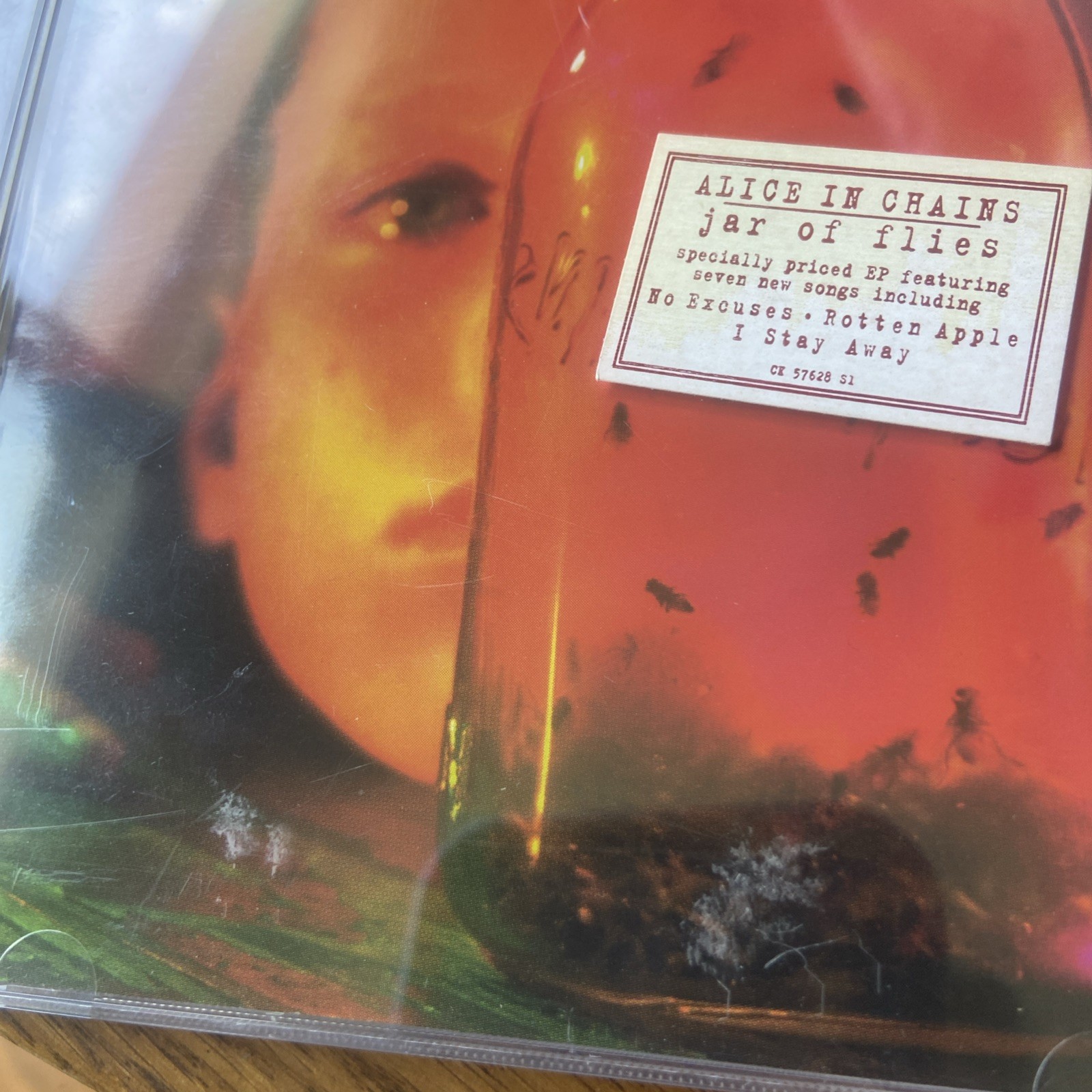 Alice In Chains CD Jar Of Flies 1994 Grunge Alternative Rock EP Orange Columbia