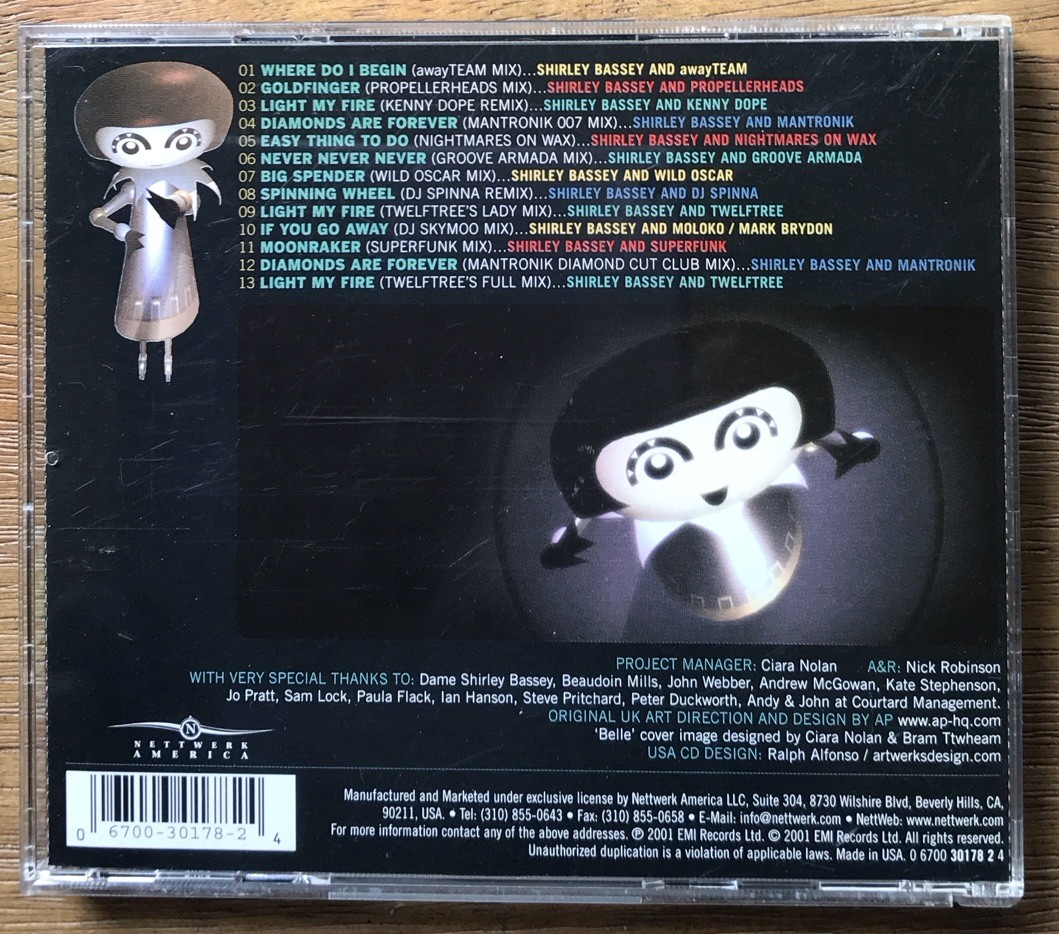 Shirley Bassey The Remix Album… Diamonds Are Forever - CD