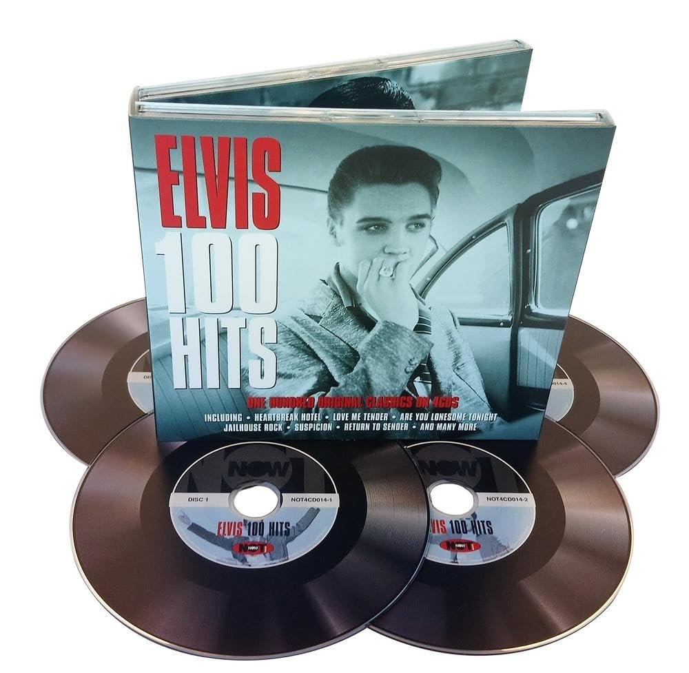 Elvis – Elvis 100 Hits 4 CD Box Set (Compilation Album) - NEW