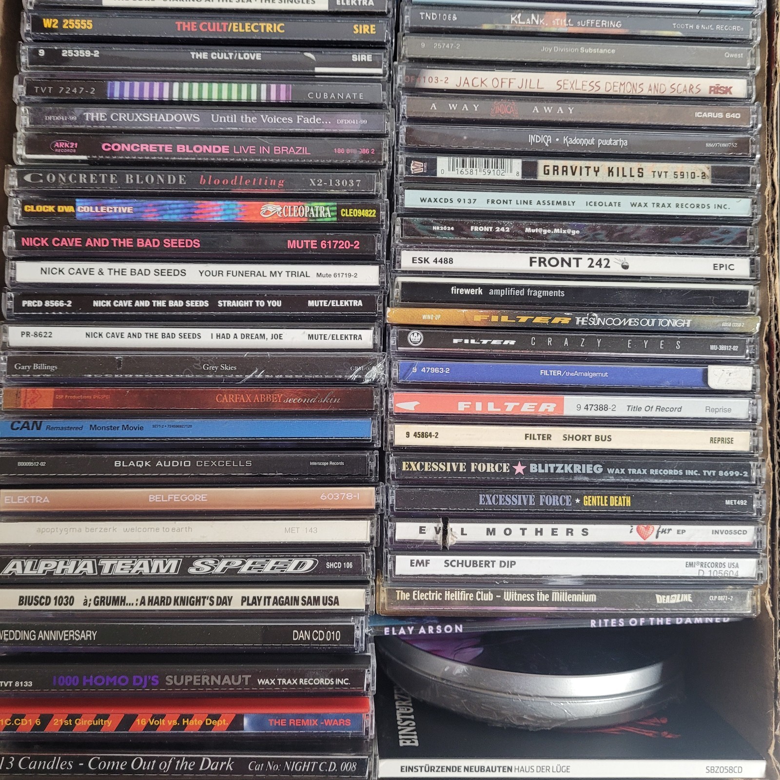 A-Z Gothic Industrial Metal Post-Punk EBM Electro CD Build A Lot TESTED