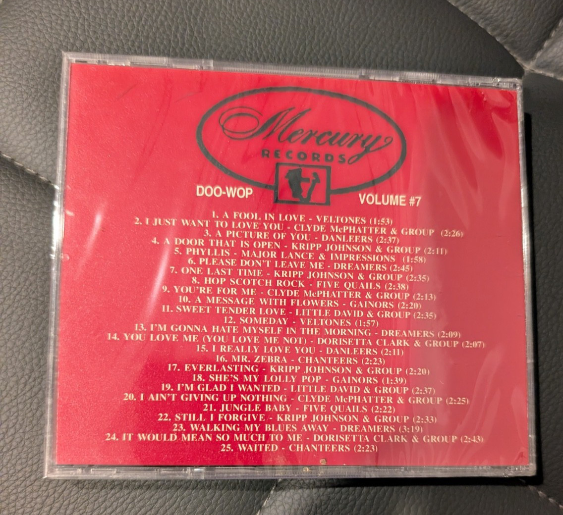 MERCURY RECORDS DOO WOP - VOL 7 CD BRAND NEW!!!