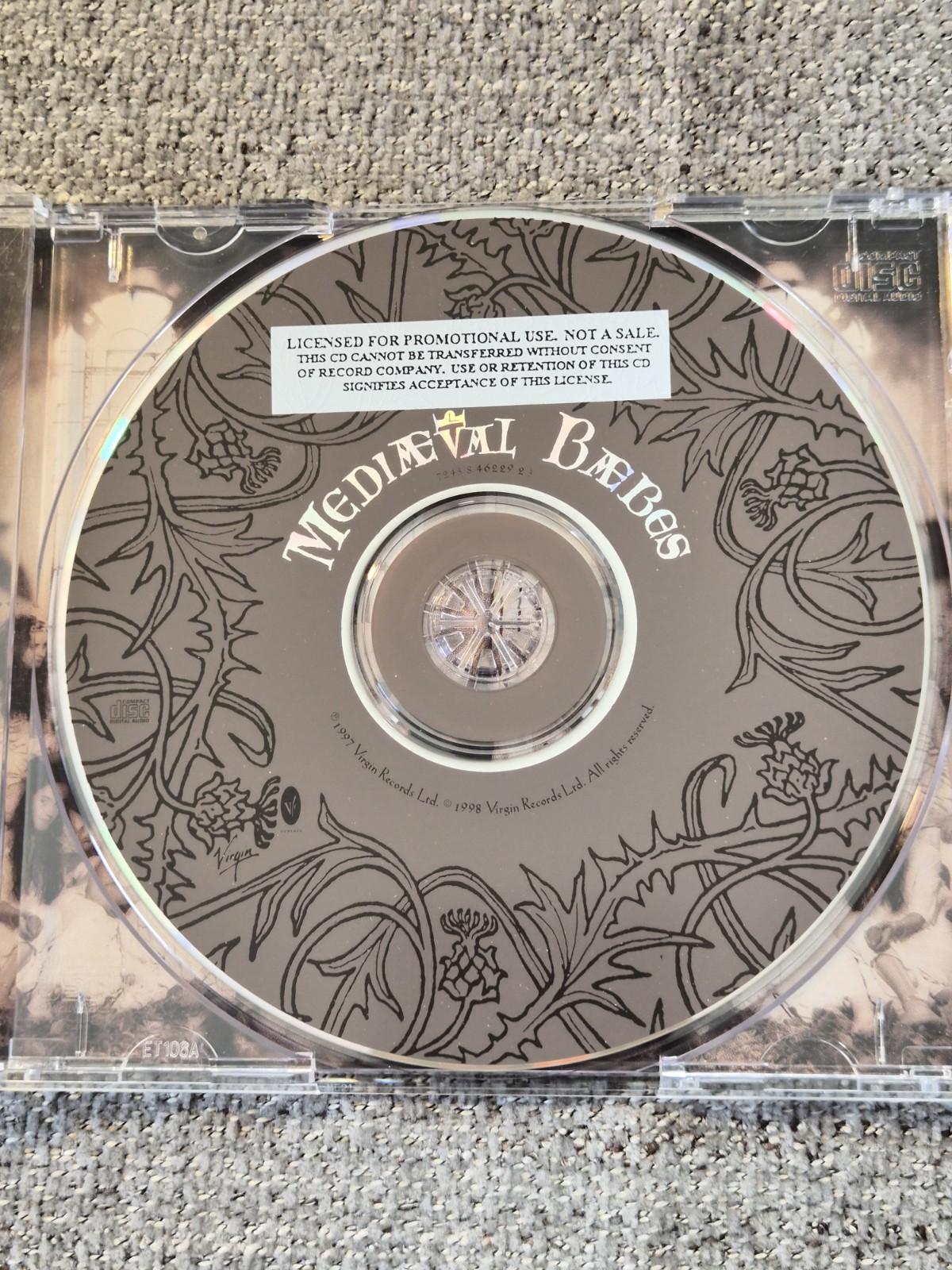 (431) Mediæval Bæbes – Salva Nos CD 1997 Virgin PROMO Medieval Choral Import