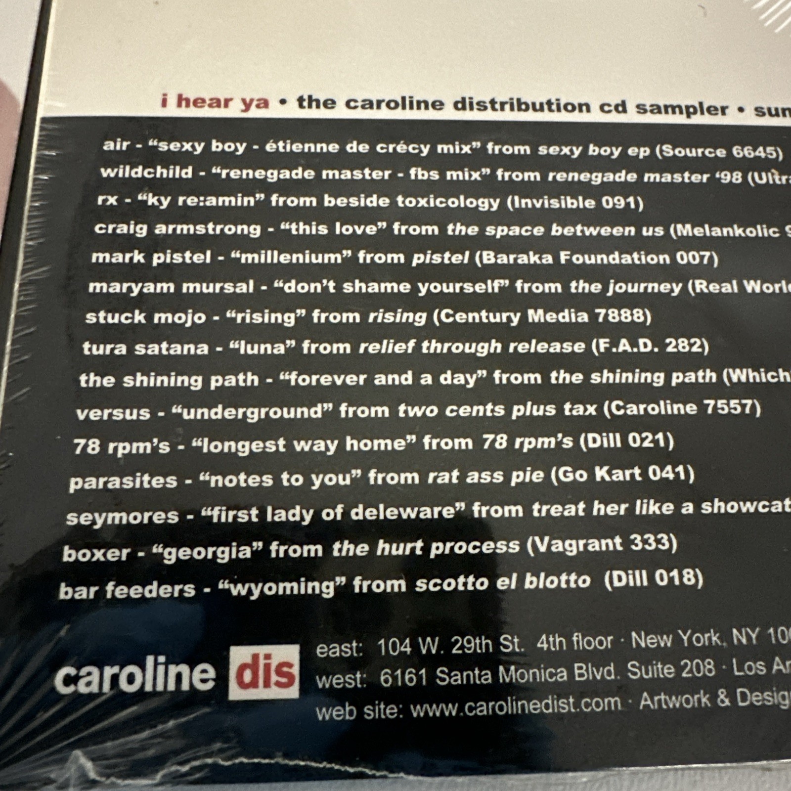 Caroline Distribution- Bundle Of 3 CD~ NEW SEALED MINT