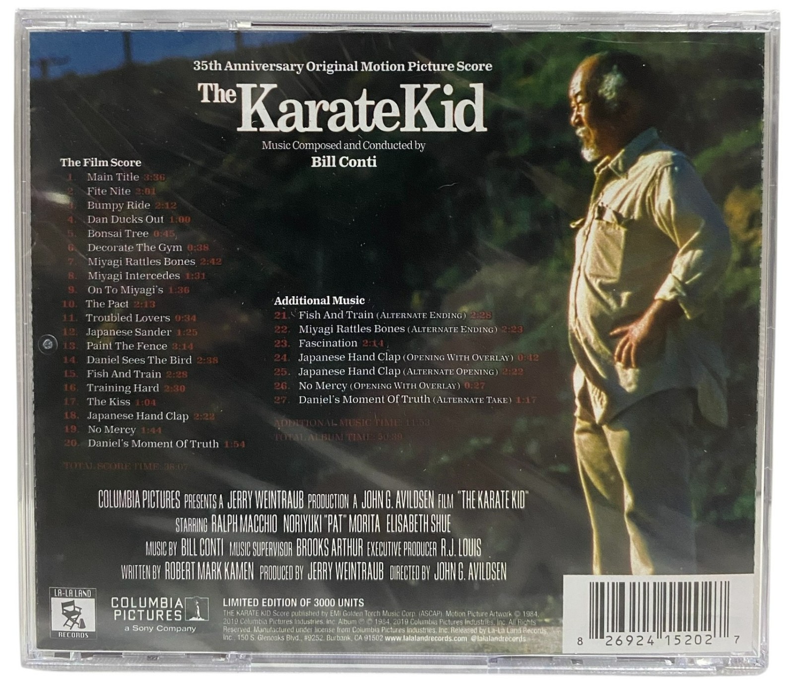 The Karate Kid: 35th Anniv. Movie Soundtrack Expanded Score CD Bill Conti NEW