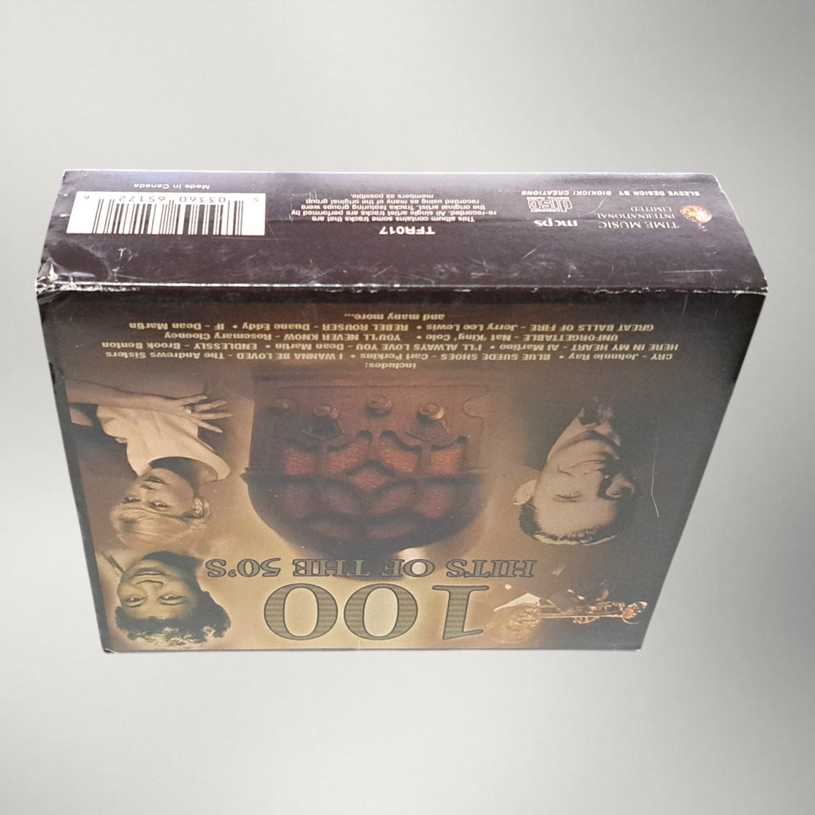 50's 100 Hits 4 CD set, in original sleeve and housed in individual jewel cases.