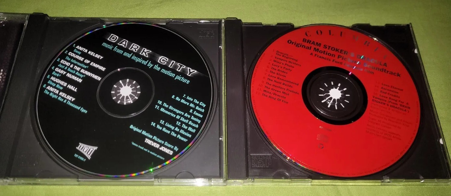 Dark City Dracula Clockwork Orange Naked Lunch Wolf Score Soundtrack CD Lot