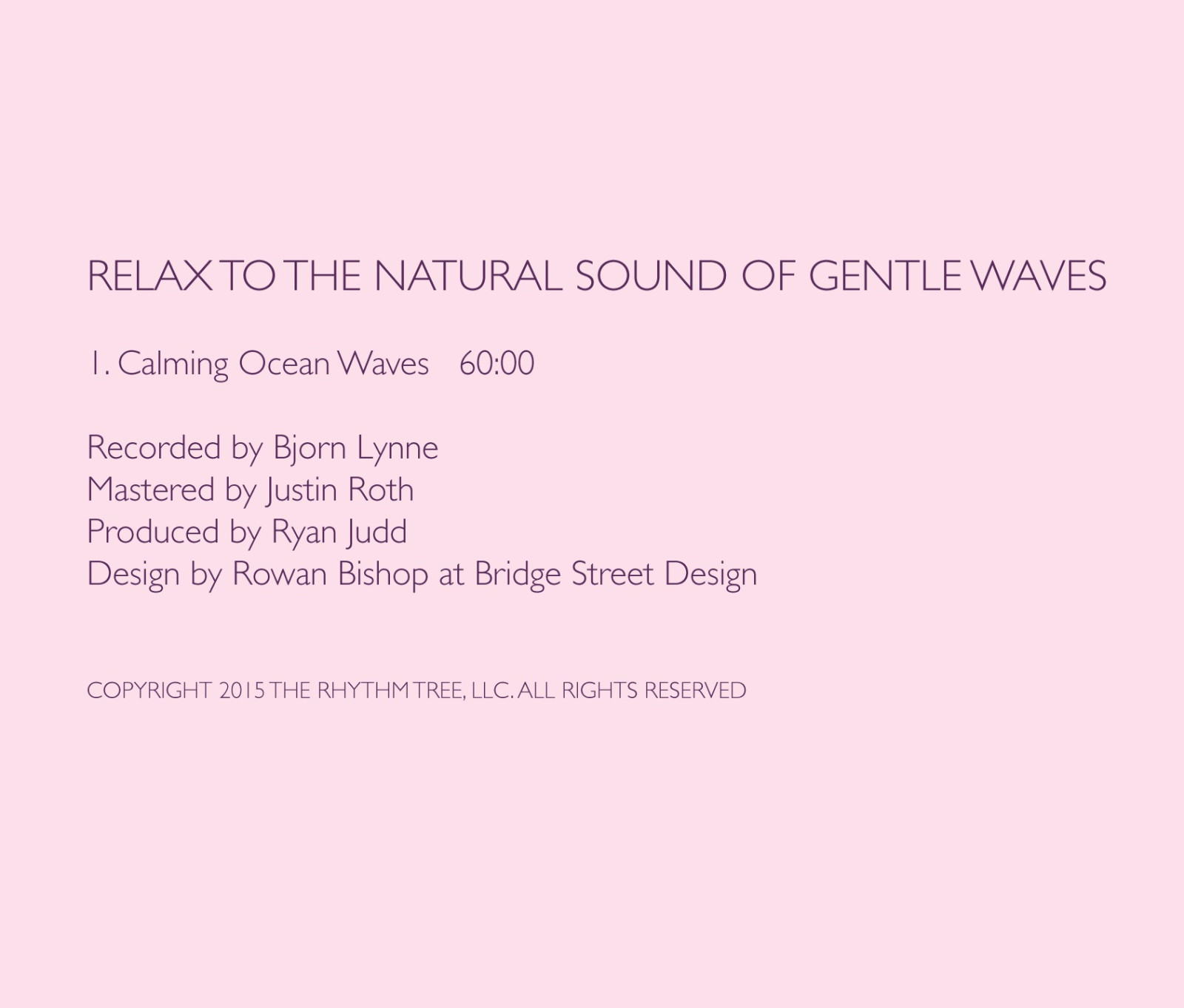 Calming Ocean Waves - Nature Sounds CD for Relaxation, Meditation & Sleep - NEW