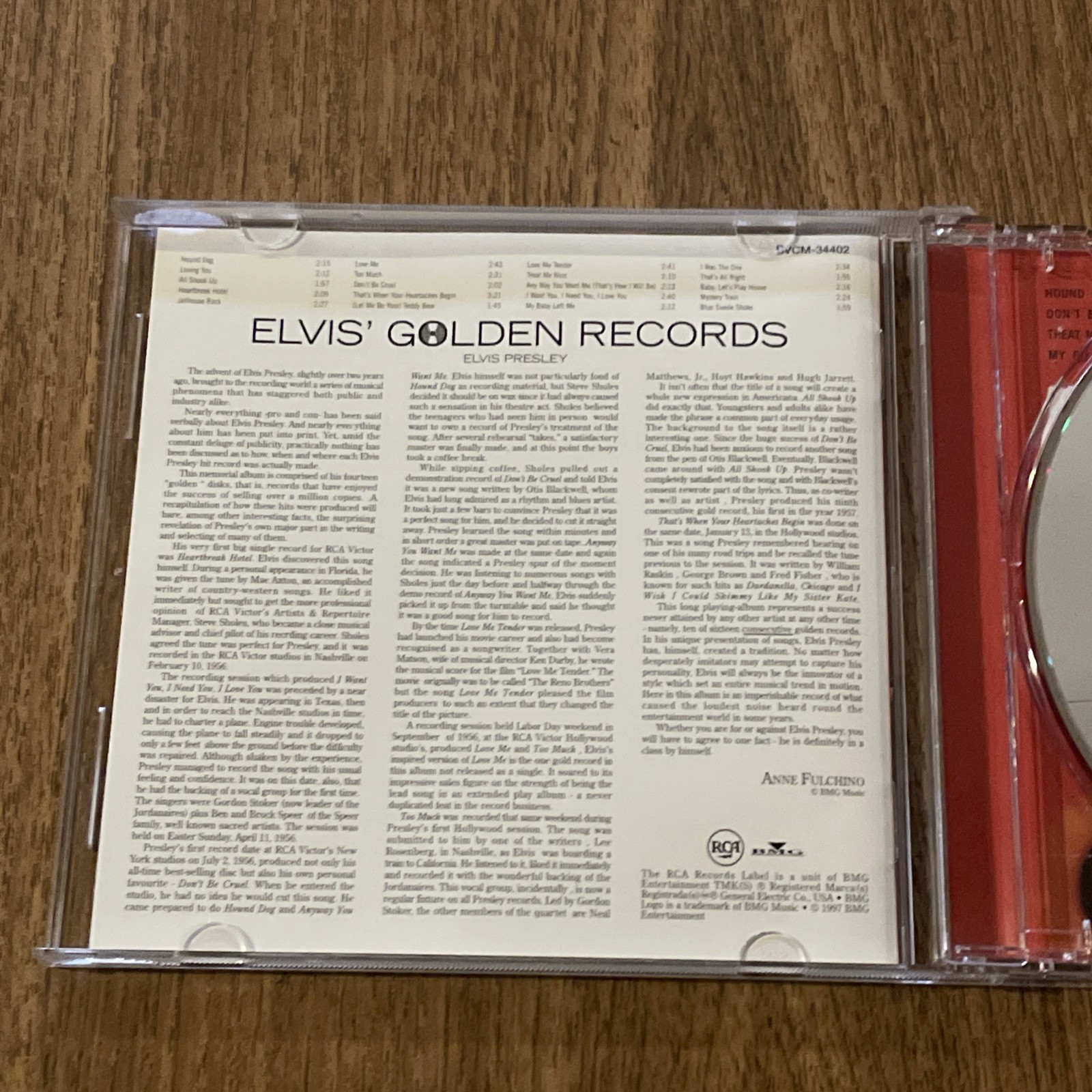 Elvis Presley ‎– Elvis' Golden Records　RCA ‎– BVCM-34402 w/OBI SHM-CD JAPAN