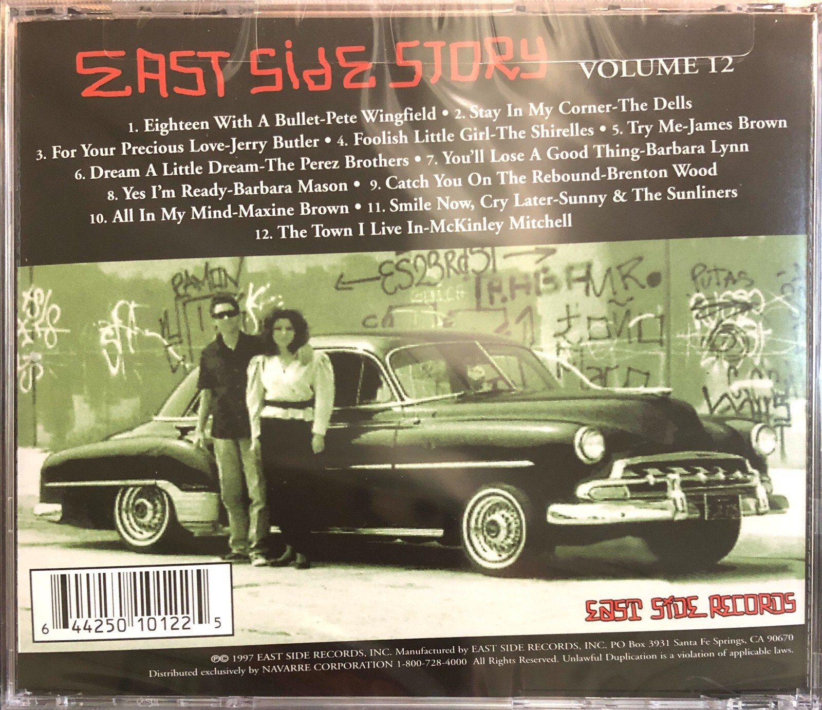 EAST SIDE STORY Vol. 12 (Factory Sealed CD, 1997) OFFICIAL LABEL LISTING