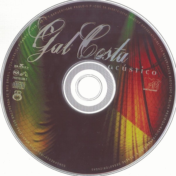 Gal Costa - Acústico MTV (CD, Album, RP) (Very Good Plus (VG+)) - [Location_ rs