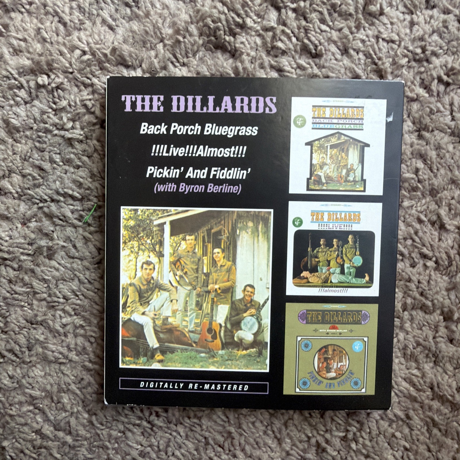 The Dillards: Back Porch Bluegrass / !!Live!!!Almost!! / Pickin And Fiddlin 2 CD
