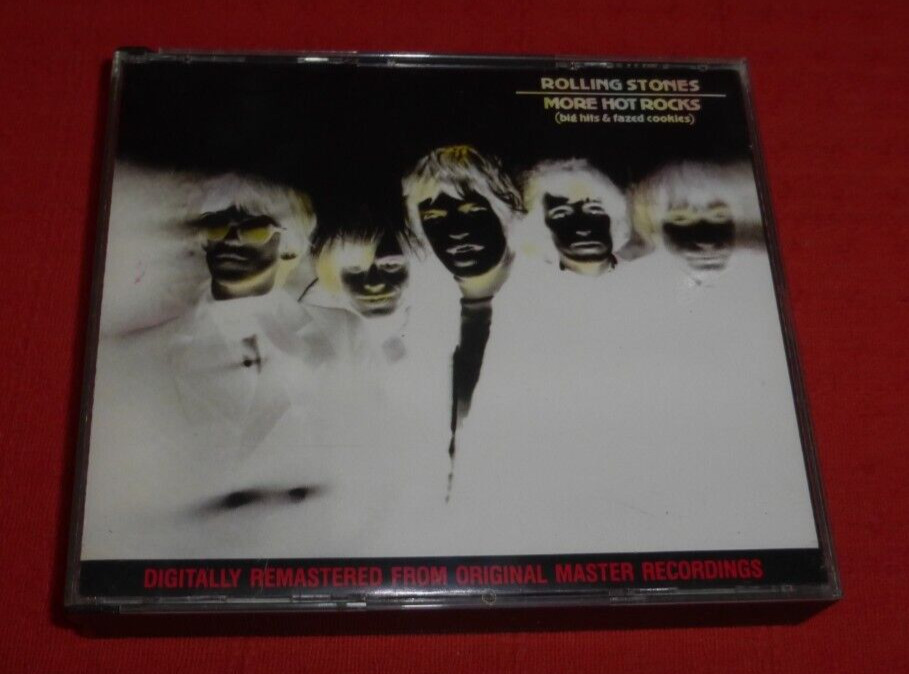 ROLLING STONES REMASTERED CD X 2 IN DOUBLE JEWEL CASE(FAT BOX) - MORE HOT ROCKS