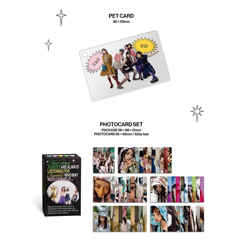 NewJeans 2025 Season's Greetings Official K-Pop Calendar Photobook Photocards