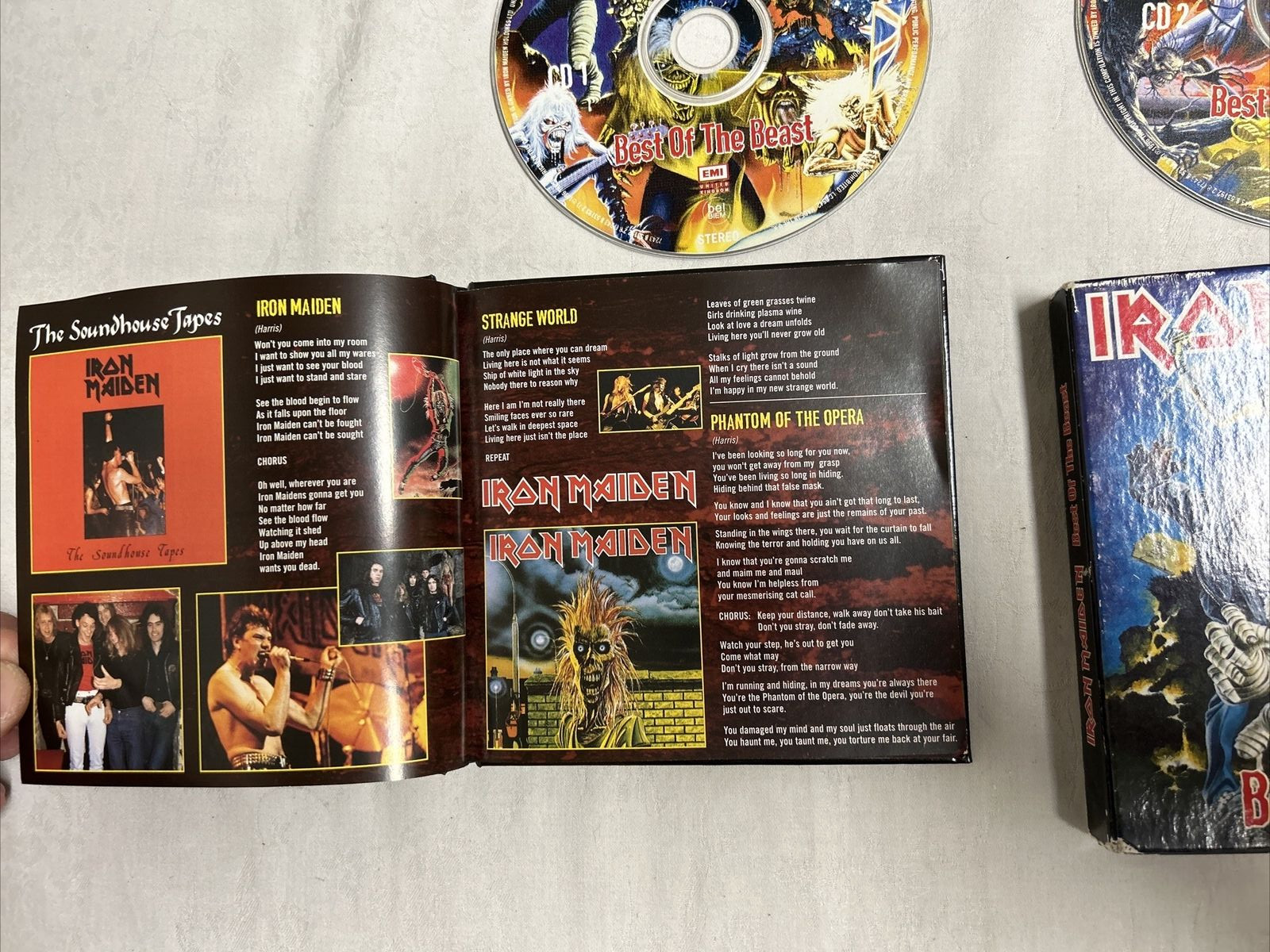*RARE* IRON MAIDEN-BEST OF THE BEAST-1996 UK IMPORT 2-CD BOXSET WITH BOOKLET EMI