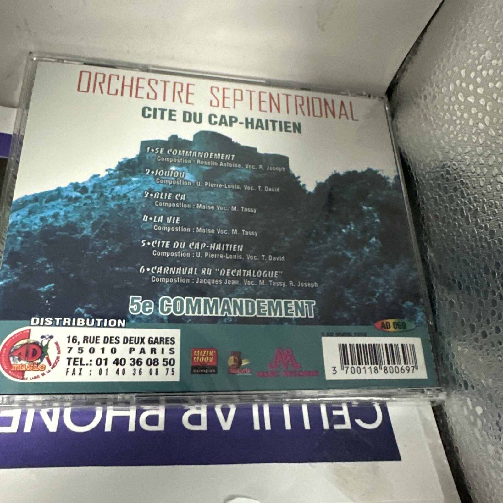 Orchestre SeptenTrional Cite Du Cap -Haitien(5e Commandement) Haitian Music CD