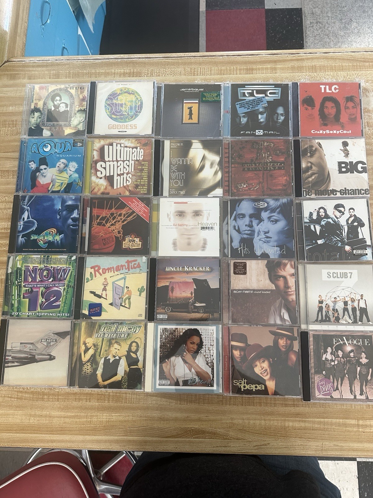 Lot of 25 Hip-Hop & Dance CDs - TLC - Beastie Boys - Jamiroquai - Tricky Ashanti