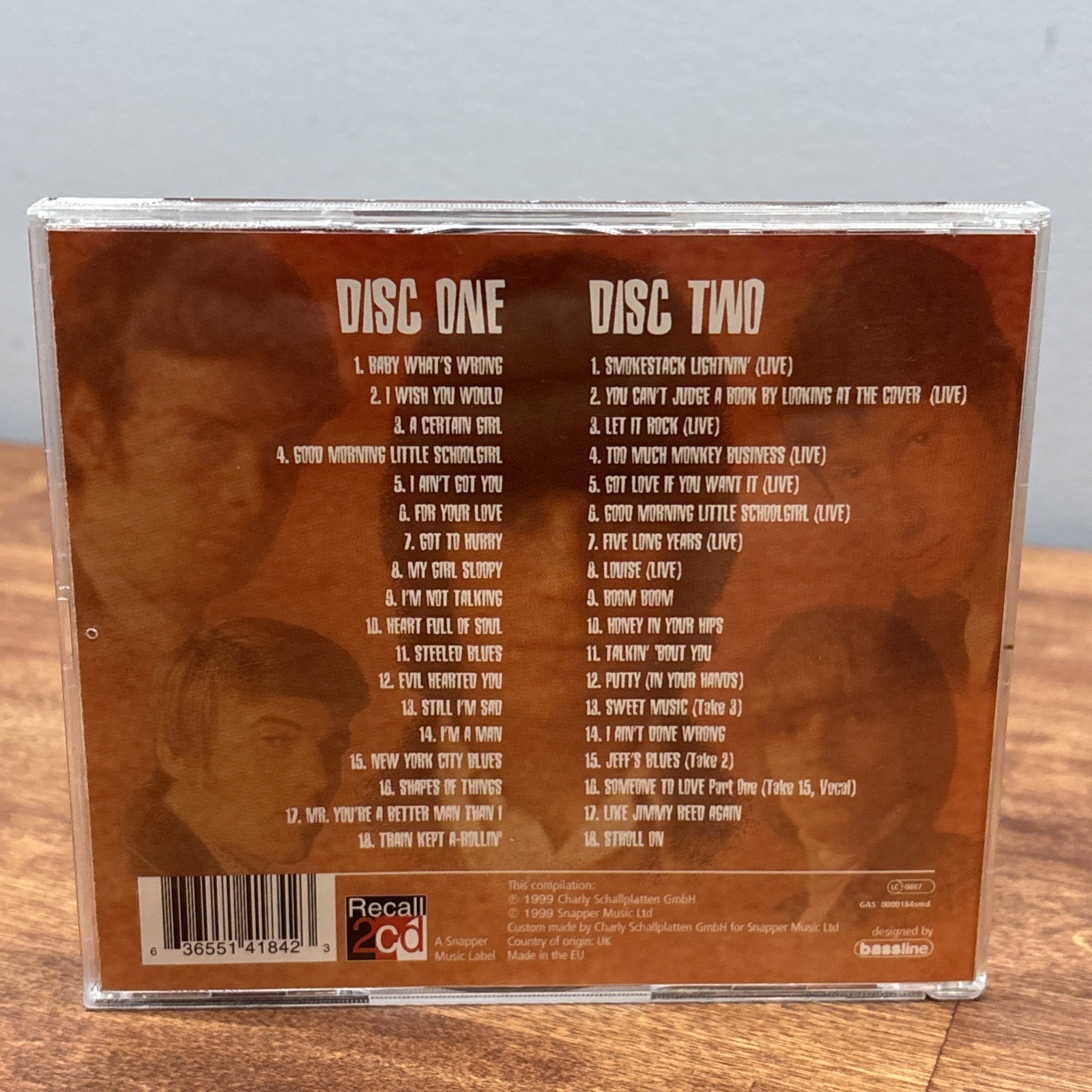 The Yardbirds The Ultimate Collection 2 CD Set 1999
