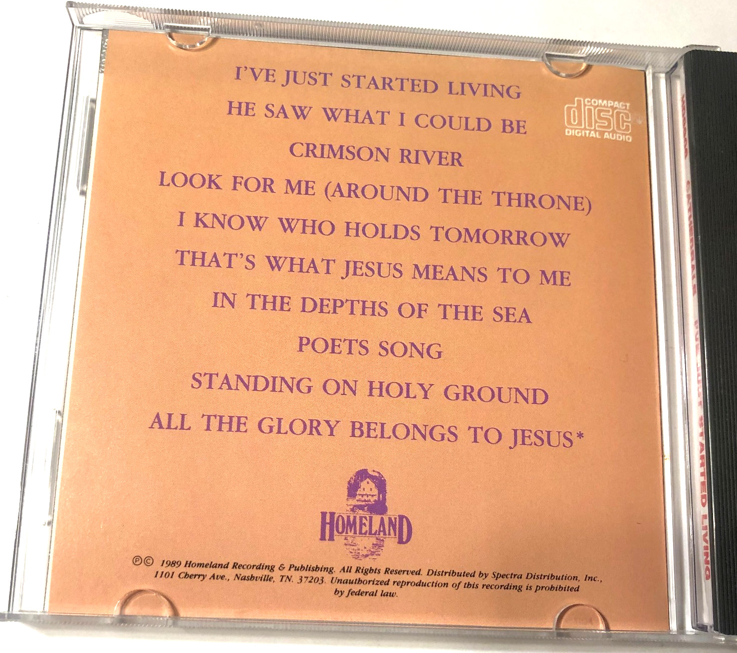 The Cathedrals Ive Just Started Living ! (CD 1989) Christian southern gospel