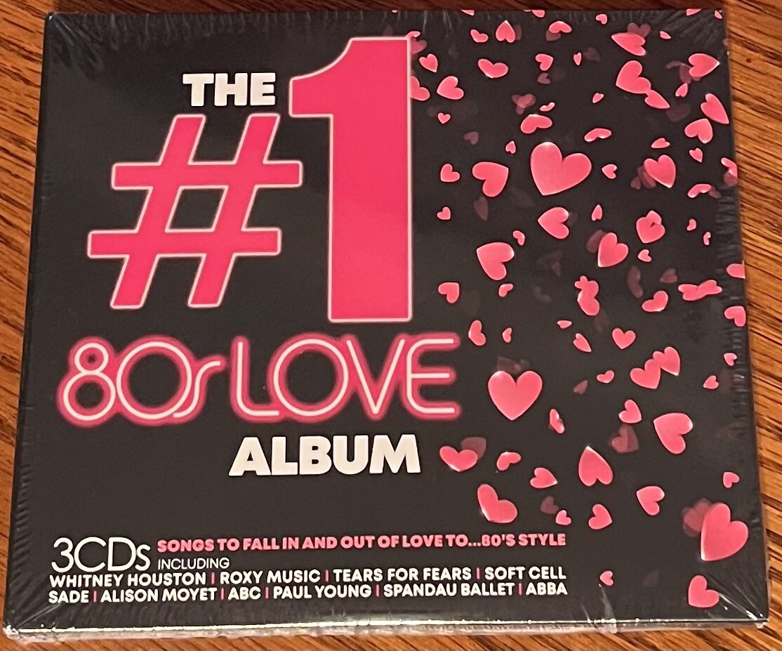 VARIOUS ARTISTS "THE #1 80'S LOVE ALBUM" BRAND NEW 2019 UK 3CD ALBUM IMPORT