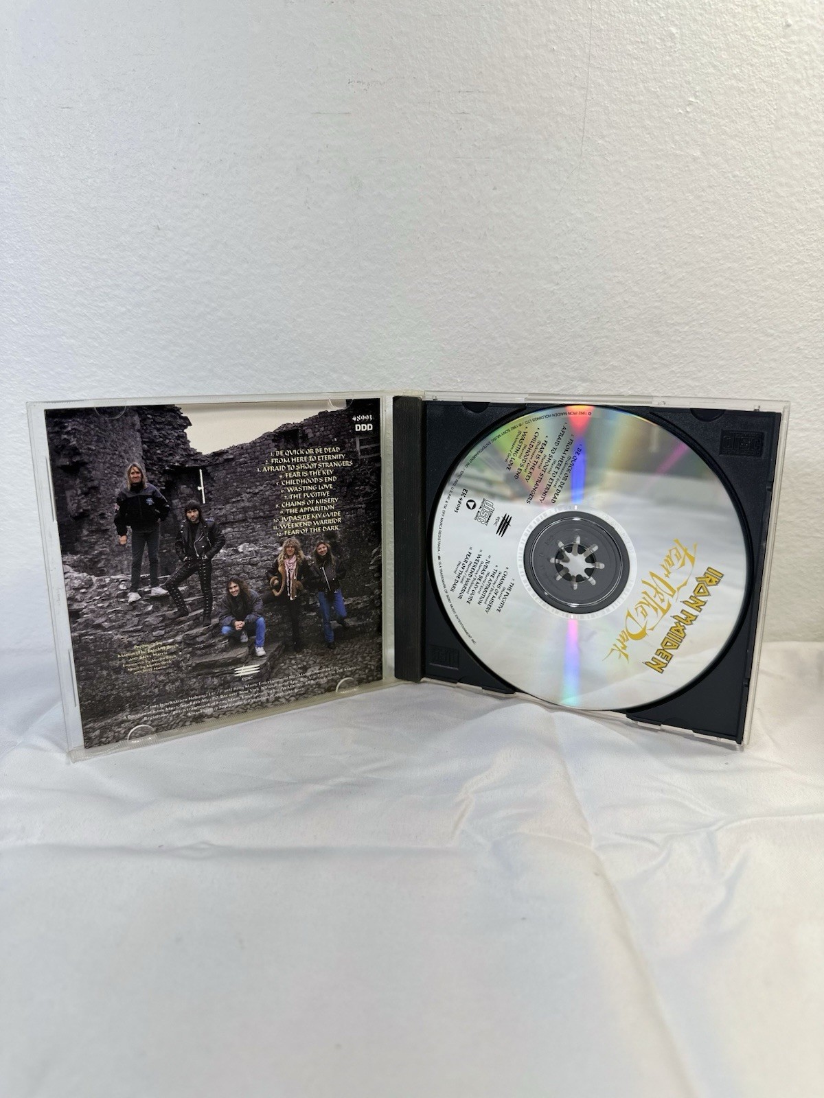 Iron Maiden Fear of the Dark (CD, Epic Records, 1992)