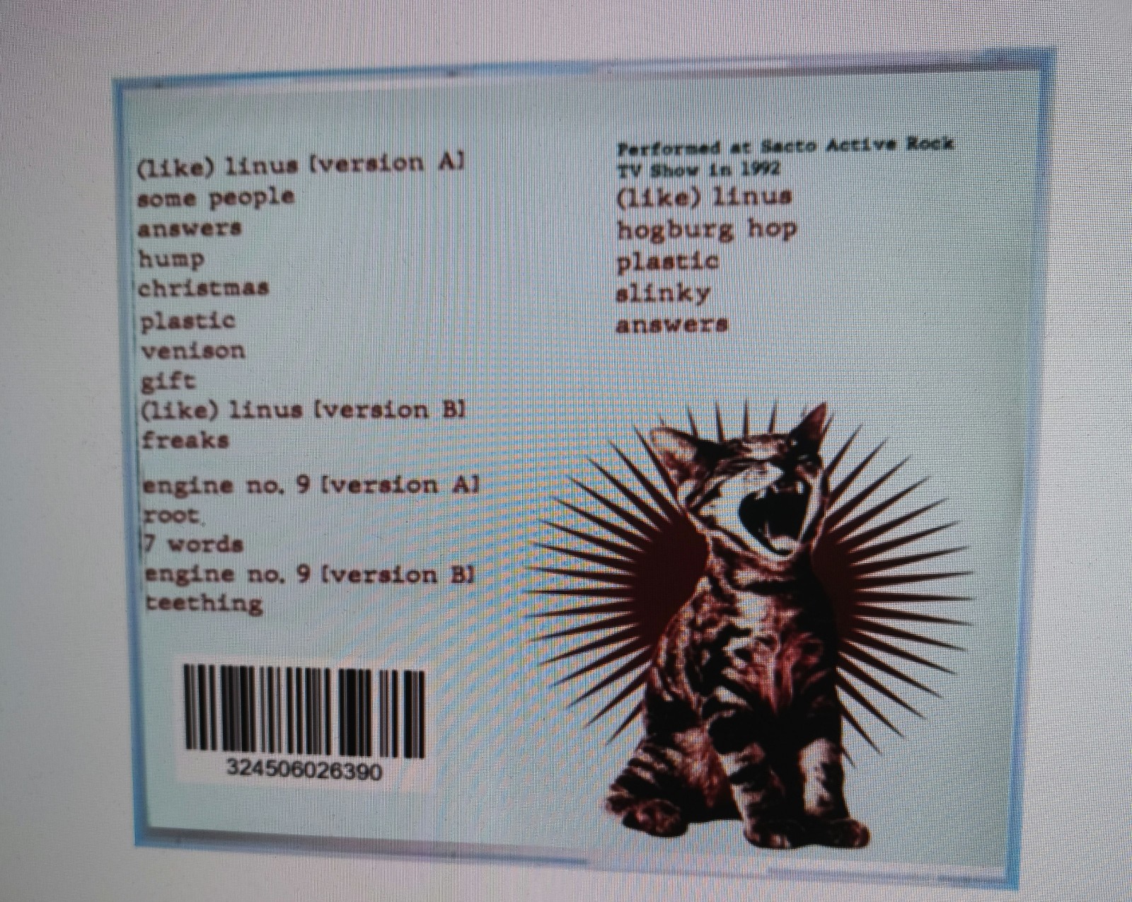 Deftones - (Like) Linus (Deluxe Edition) Demo CD