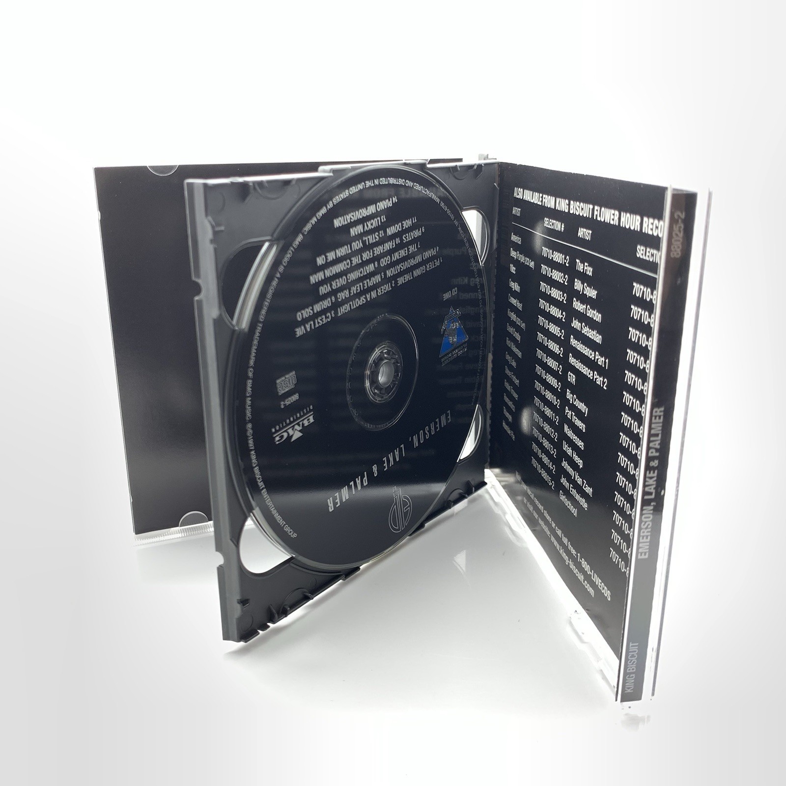 EMERSON LAKE & PALMER King Biscuit Flower Hour 88025 LIVE 2 CD Set 1974-77