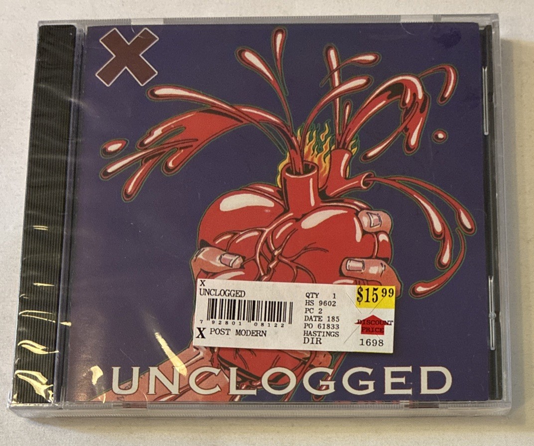 Unclogged by X (CD, Jun-1995, In-Fidelity (Australia)) Sealed
