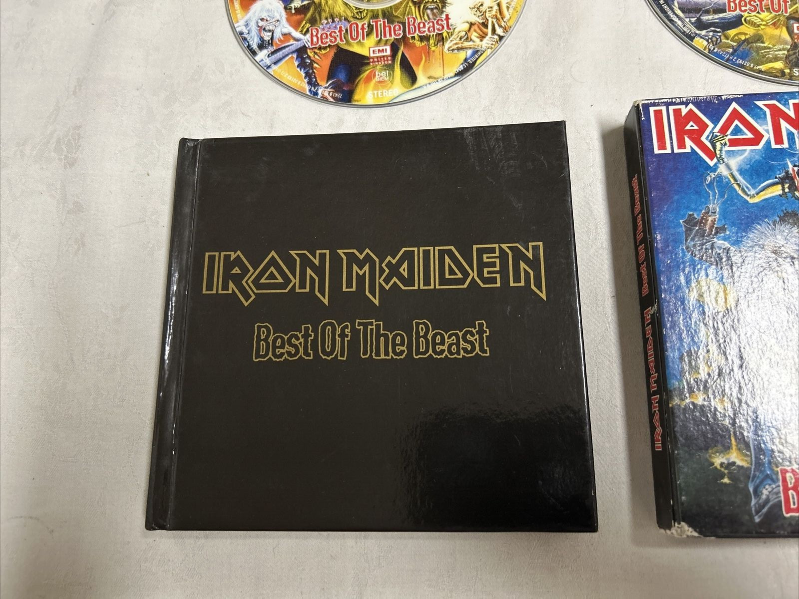 *RARE* IRON MAIDEN-BEST OF THE BEAST-1996 UK IMPORT 2-CD BOXSET WITH BOOKLET EMI