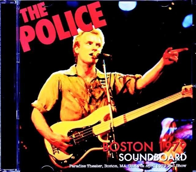 The Police MA USA 1979 2nd Show Soundboard CD Stereo Soundboard Recording 65min.