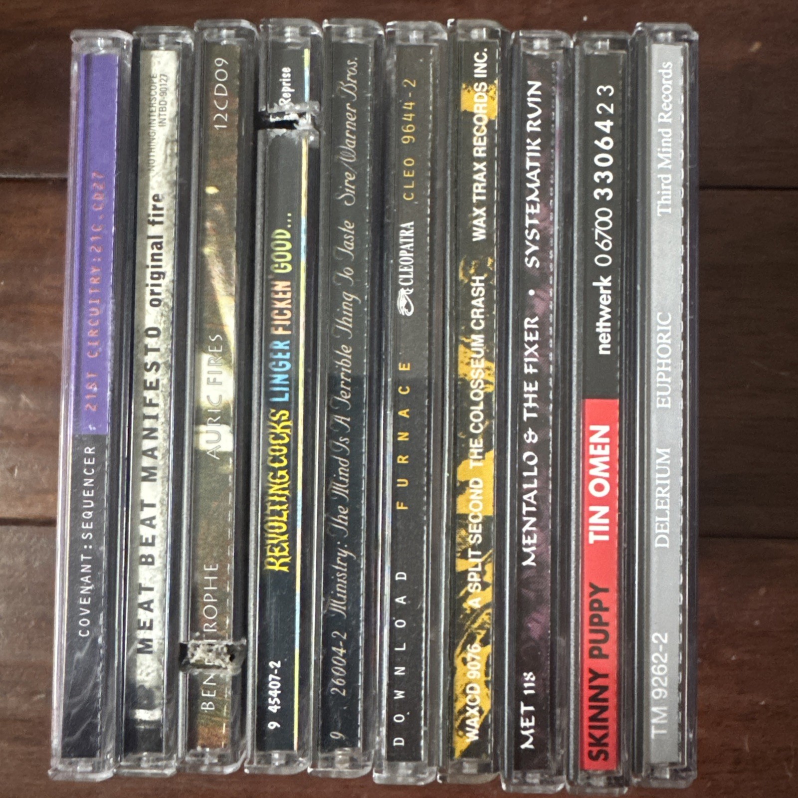 Industrial/EBM/Darkwave Skinny Puppy, Ministry, Revolting Cocks, Meat Beat 10 CD