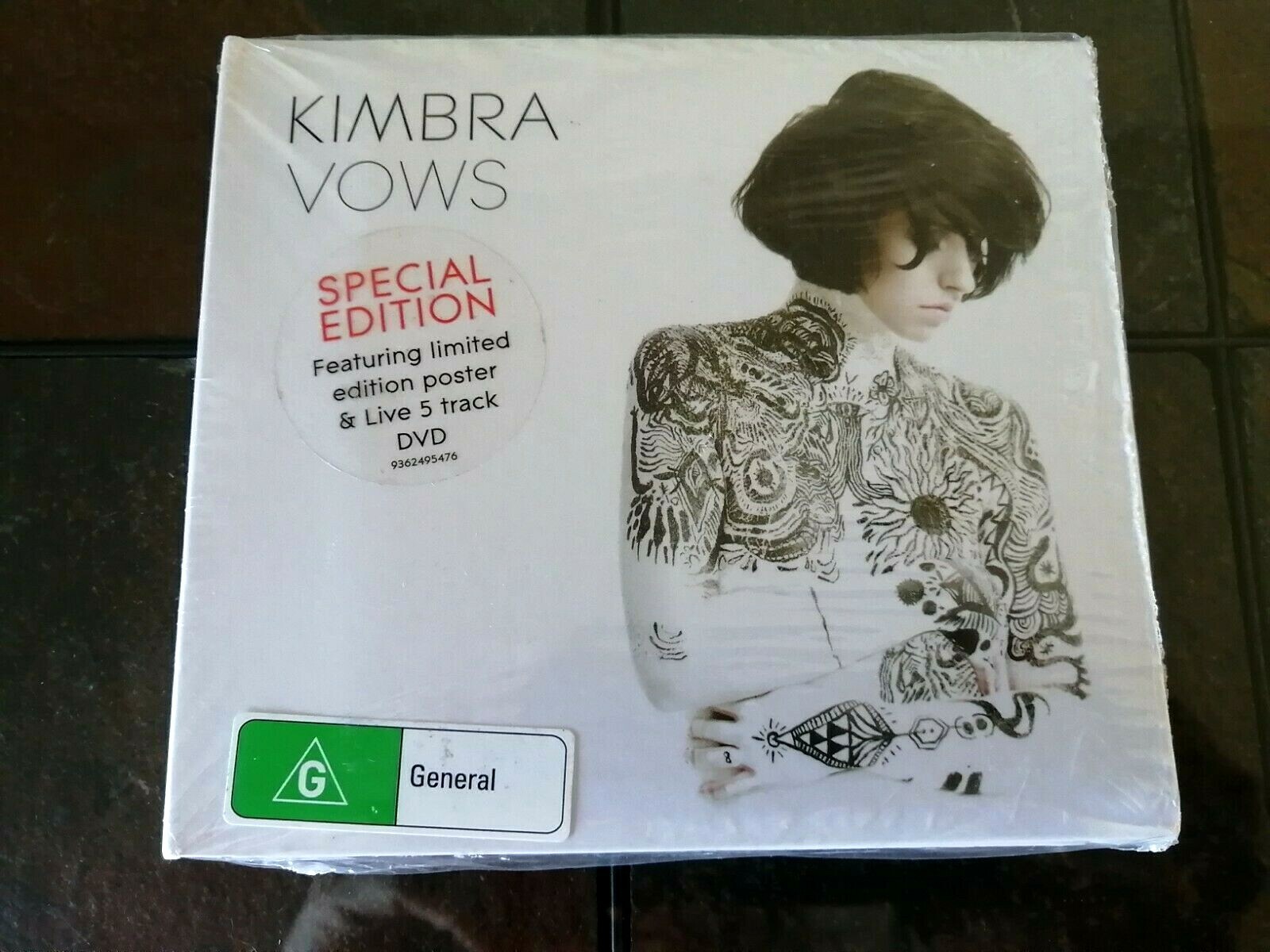 Vows (Special Edition, +poster, +5-track DVD*) by Kimbra (CD, Sep-2011) NEW B43