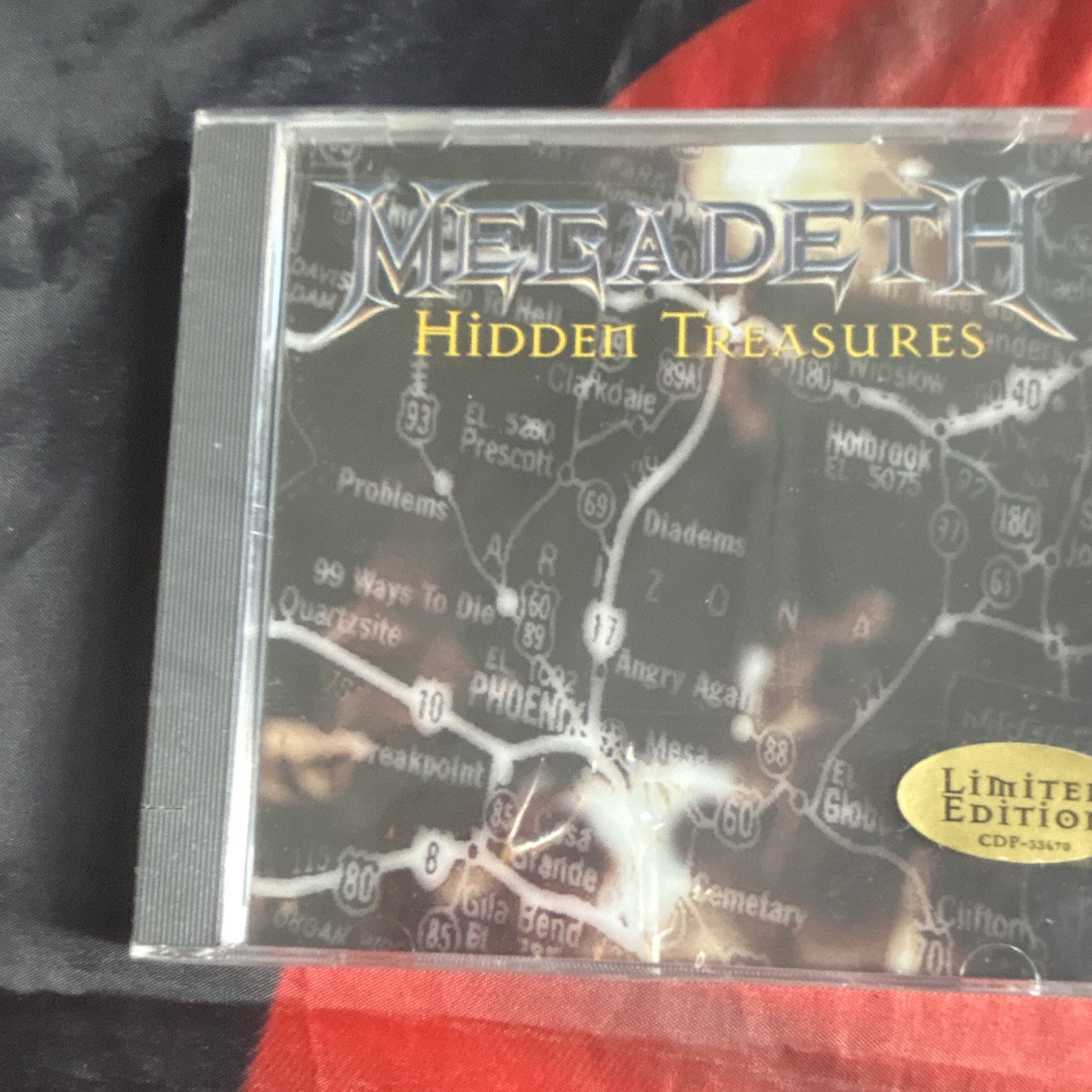 Megadeth Hidden Treasures EP Limited Edition CD 1995 CDP-33670 SEALED Hype