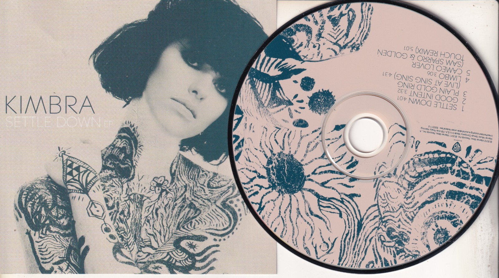 KIMBRA Settle Down EP (CD 2012) RSD 2012 5 Songs Rare OOP Made in USA