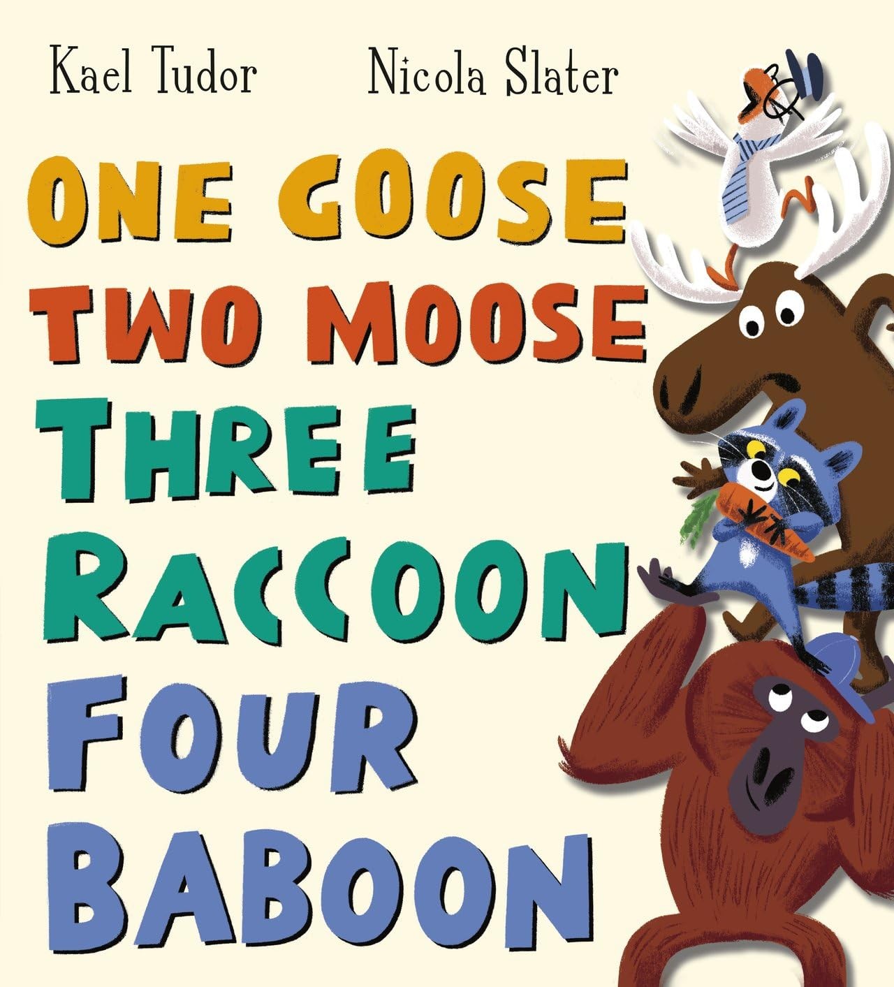 One Goose, Two Moose, Three Raccoon, Four Baboon (PB) by Tudor, Tudor, New+-