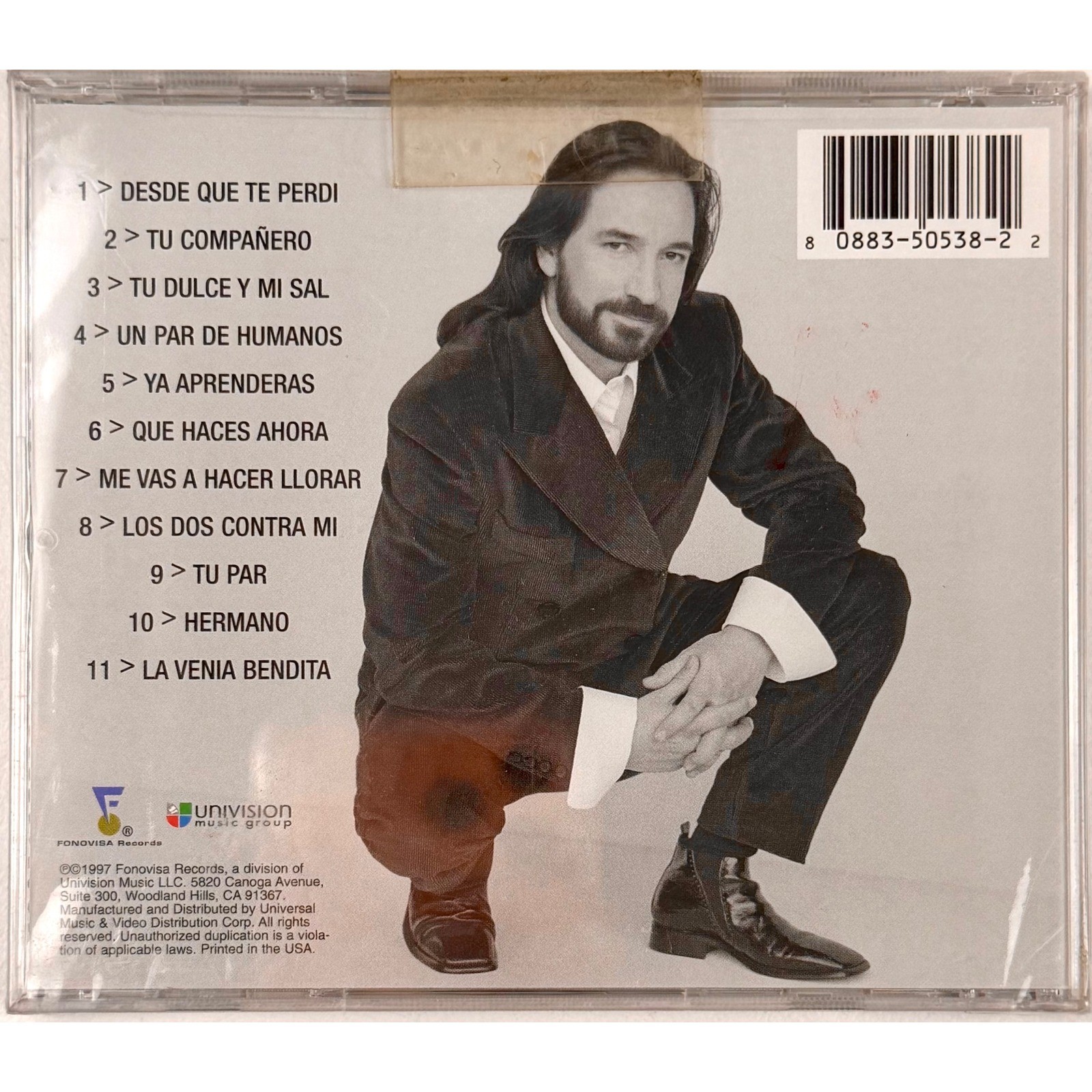 Marco Antonio Solis Lot of 3 Sealed CDs Tu Amor o Tu Desprecio Dos Idolos Pepe